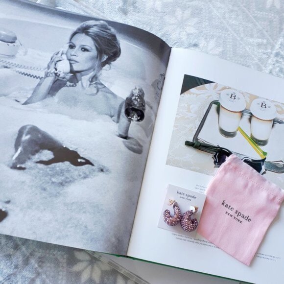 kate spade Jewelry - NWT Kate Spade adore ables amethyst pavé bejewelled earrings